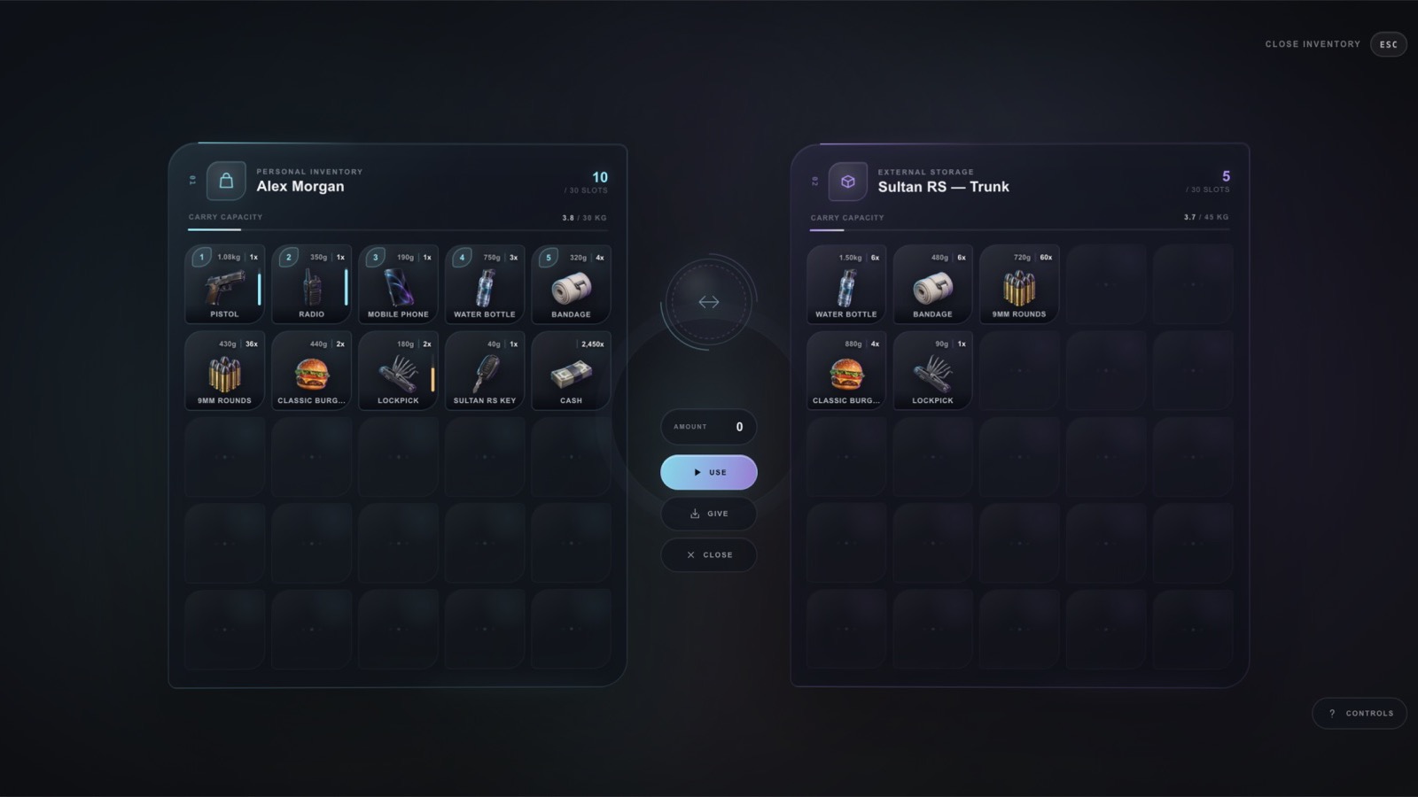 OX Inventory Redesign key art